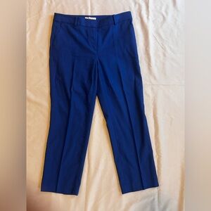 LOFT Riviera Slim Ankle Pants | Cobalt Blue | Size 8